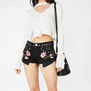 Wanderlust Embroidered Shorts